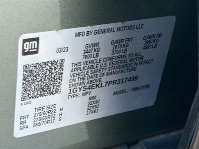 2023 Cadillac Escalade Sport