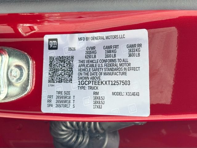 2026 Chevrolet Colorado Trail Boss