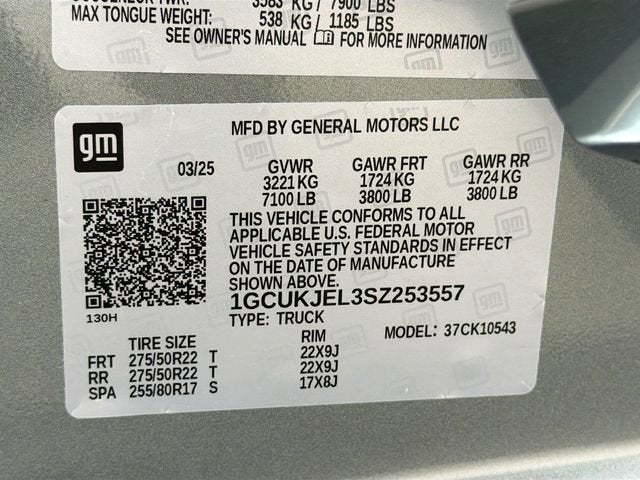 2025 Chevrolet Silverado 1500 High Country