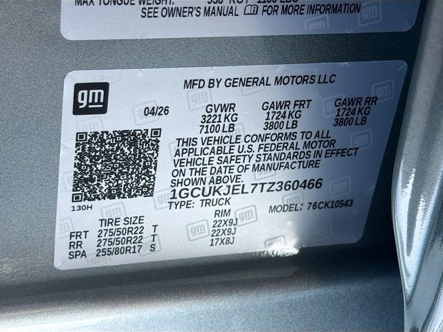 2026 Chevrolet Silverado 1500 High Country
