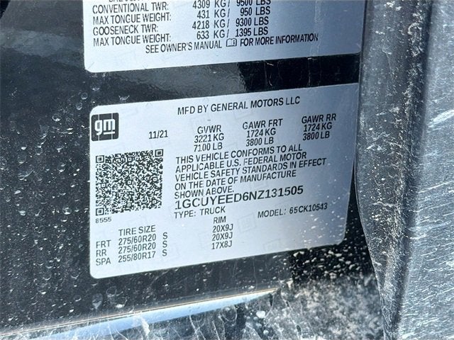 2022 Chevrolet Silverado 1500 LTD RST