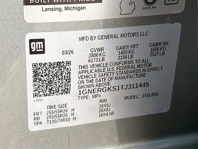 2026 Chevrolet Traverse LT