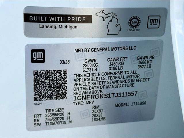 2026 Chevrolet Traverse LT