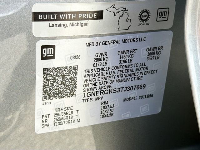 2026 Chevrolet Traverse LT