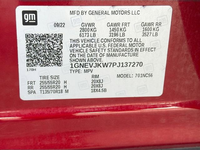 2023 Chevrolet Traverse RS