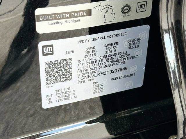 2026 Chevrolet Traverse RS