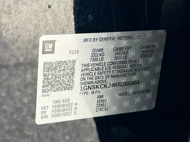 2019 Chevrolet Tahoe Premier