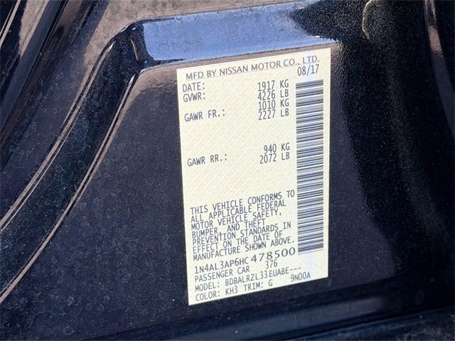 2017 Nissan Altima 2.5 SL