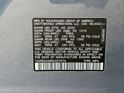 2024 Volkswagen Atlas Cross Sport 2.0T SEL Premium R-Line