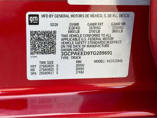 2026 Chevrolet Silverado 1500 LTZ