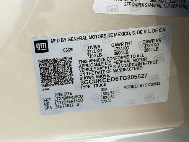 2026 Chevrolet Silverado 1500 Custom Trail Boss