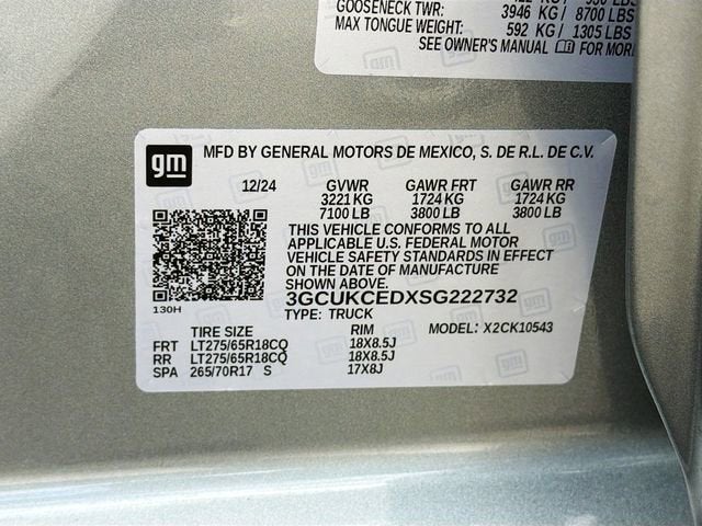 2025 Chevrolet Silverado 1500 Custom Trail Boss