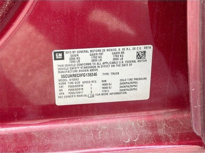 2015 Chevrolet Silverado 1500 LT