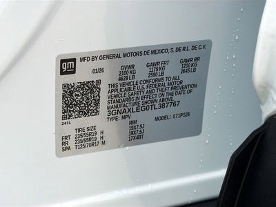 2026 Chevrolet Equinox RS