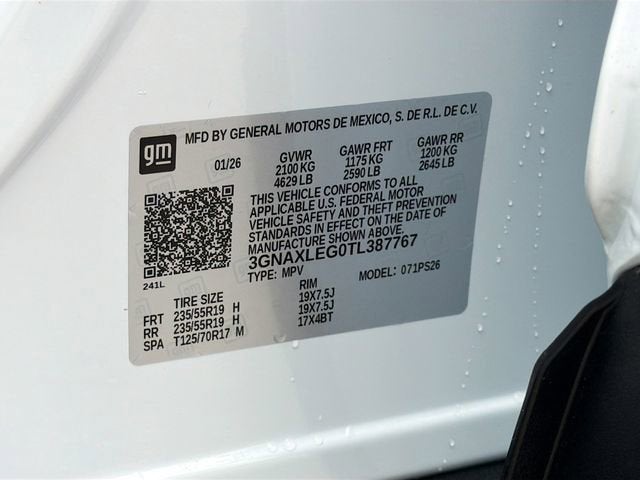 2026 Chevrolet Equinox RS