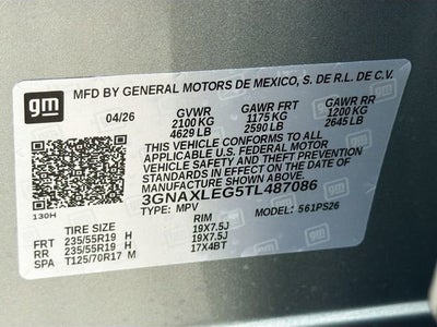 2026 Chevrolet Equinox RS