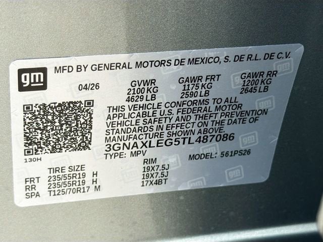 2026 Chevrolet Equinox RS