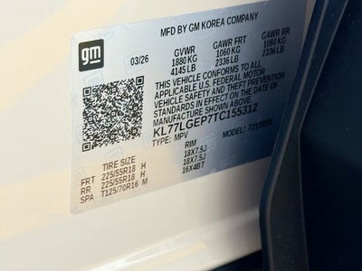 2026 Chevrolet Trax 1RS