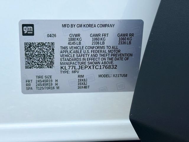 2026 Chevrolet Trax 2RS