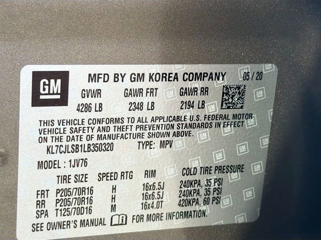 2020 Chevrolet Trax LT