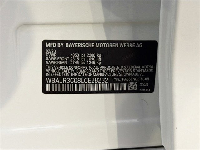 2020 BMW 5 Series 530i