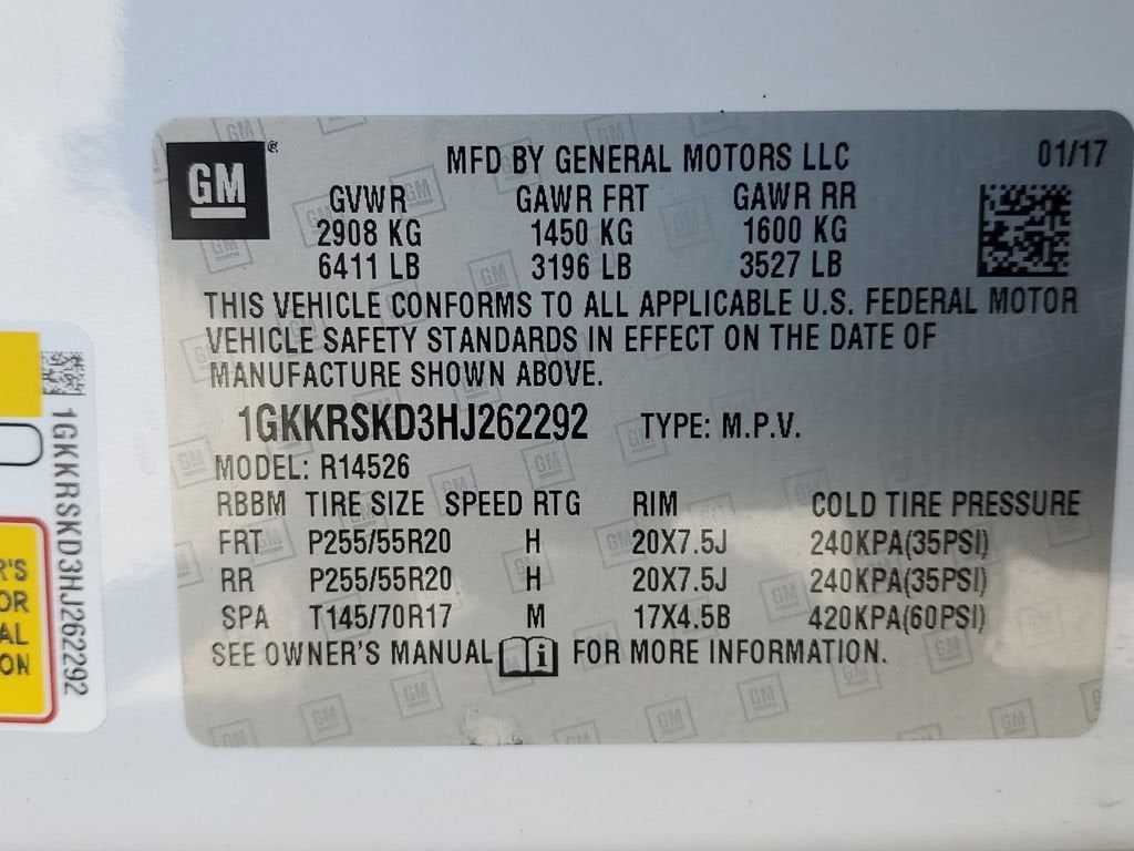 2017 GMC Acadia Limited Limited